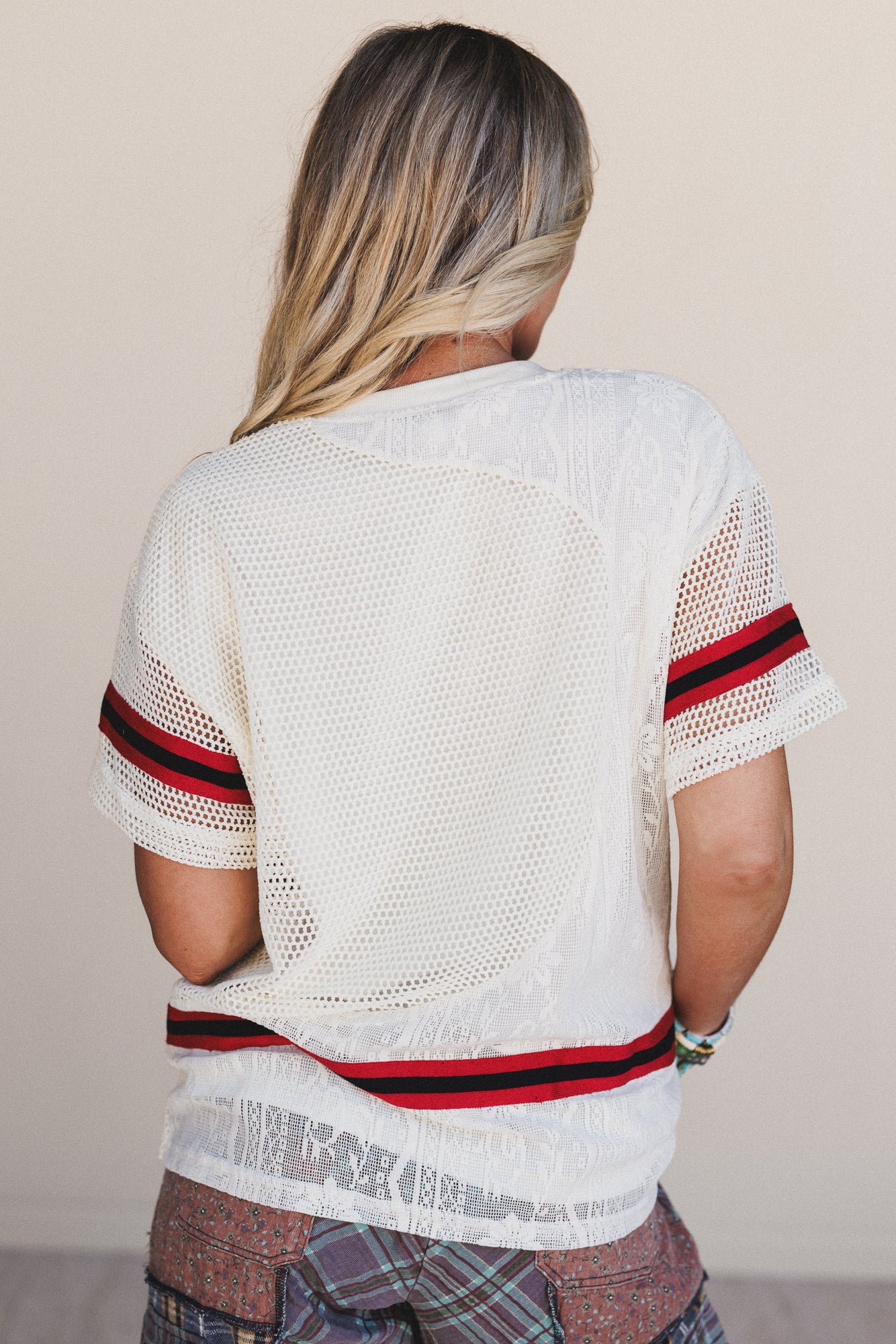 Varsity Bound Top - Ivory