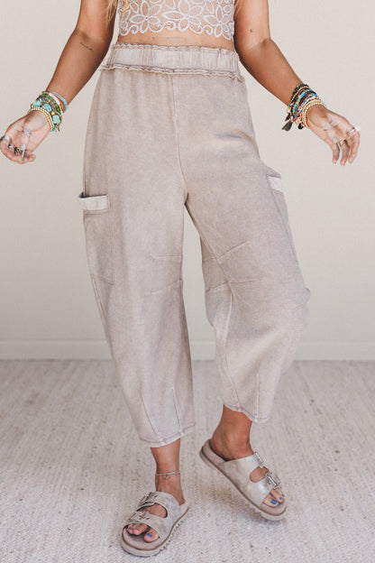 Nomad Flow Terry Knit Pants - Mocha