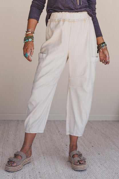 Nomad Flow Terry Knit Pants - Khaki