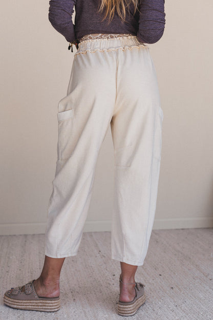 Nomad Flow Terry Knit Pants - Khaki