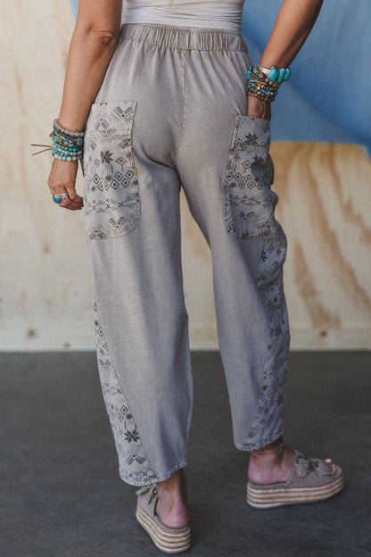 Zyana Wide Leg Pants - Mocha