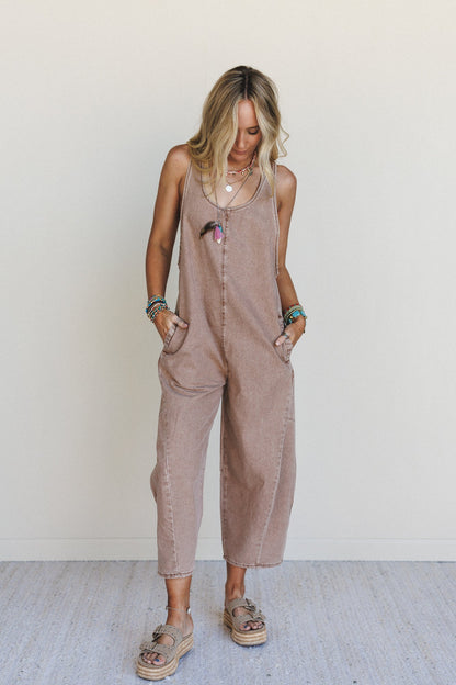 Everglades Jumpsuit - Almond