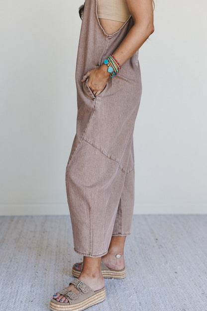 Everglades Jumpsuit - Almond