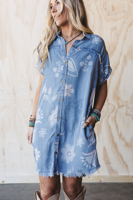 The Blues Denim Dress - Light Denim