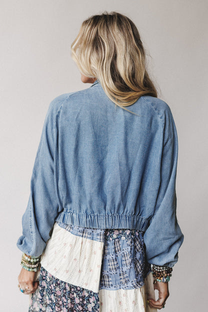 Top Flight Bomber Jacket - Blue