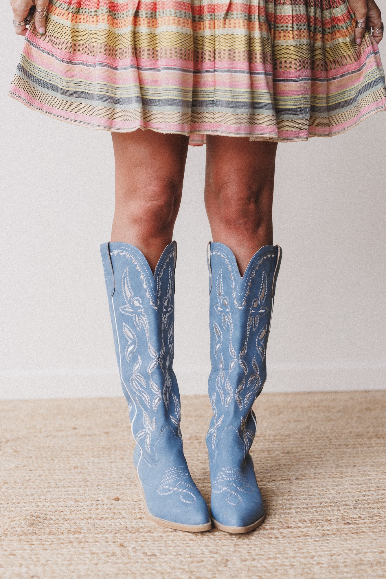 Ranch Charm Western Boots - Blue