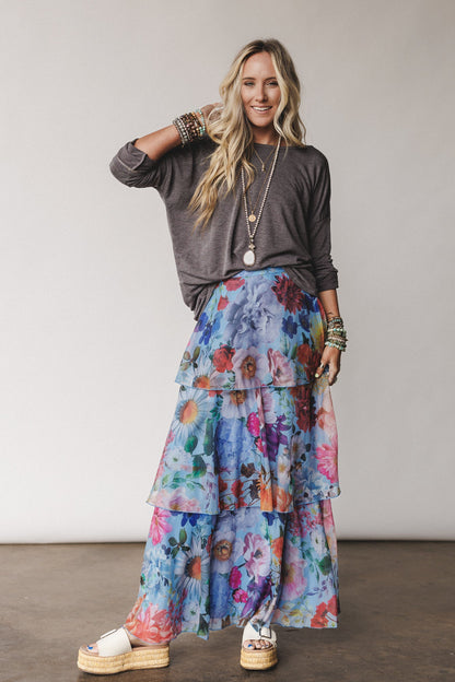 The Nest Twisted Harmony Top - Charcoal Brown