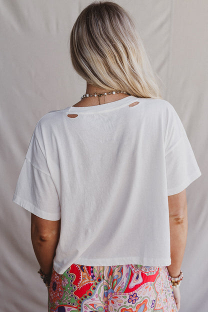 Wild Tracks Graphic Tee - Ivory