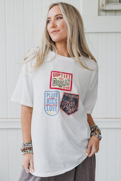 Western Wisdom Graphic Tee - Ivory
