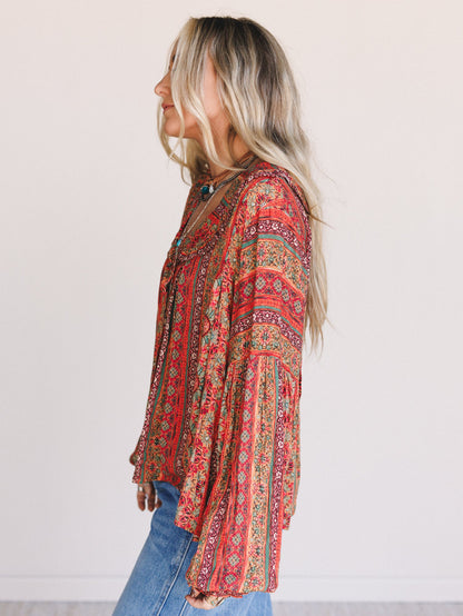 Halo Days Top - Orange