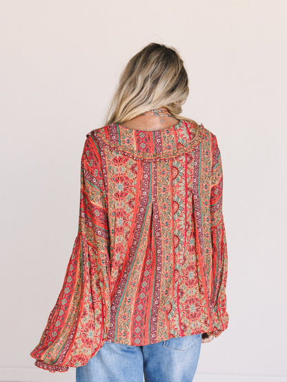 Halo Days Top - Orange
