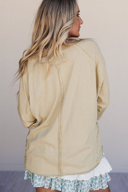 Wild Mustang Graphic Top - Sage