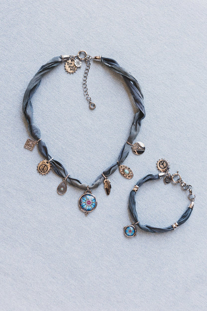 Charm Voyage 2 Piece Jewelry Bundle - Blue