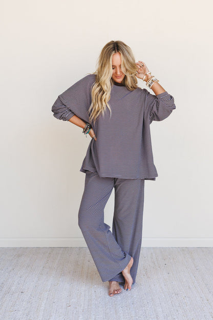Soft Mode Wide Leg Pants - Lavender