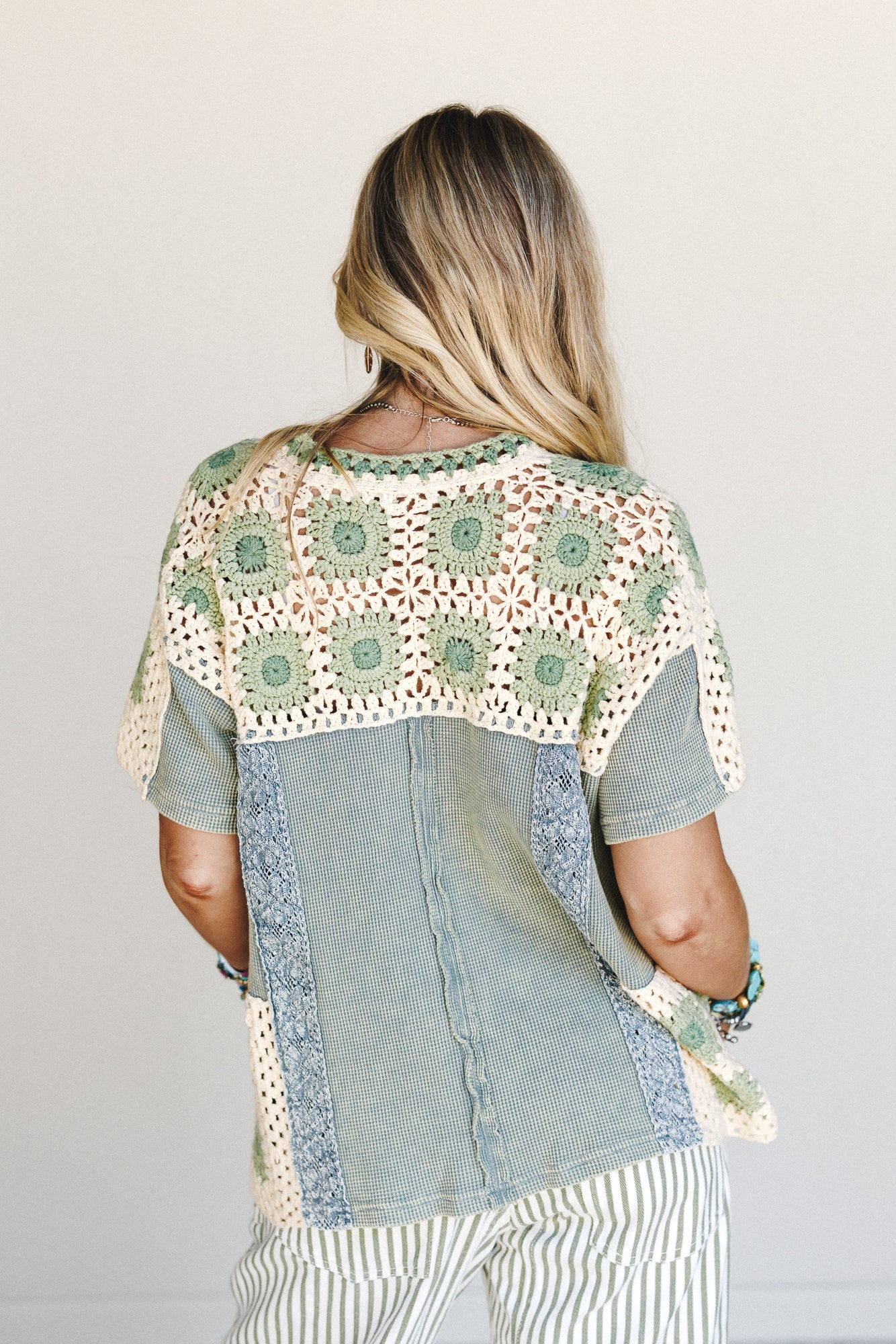 Blossom Dust Top - Blue