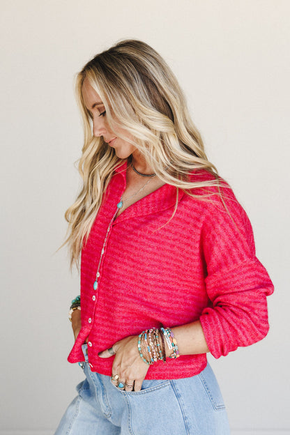 Day Trip Sweater - Red