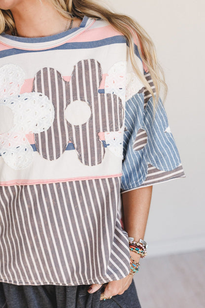 Moodflower Top - Blue