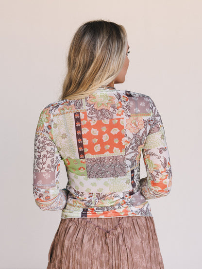 The Nest Perfect Match Layering Top - Patchwork Multi