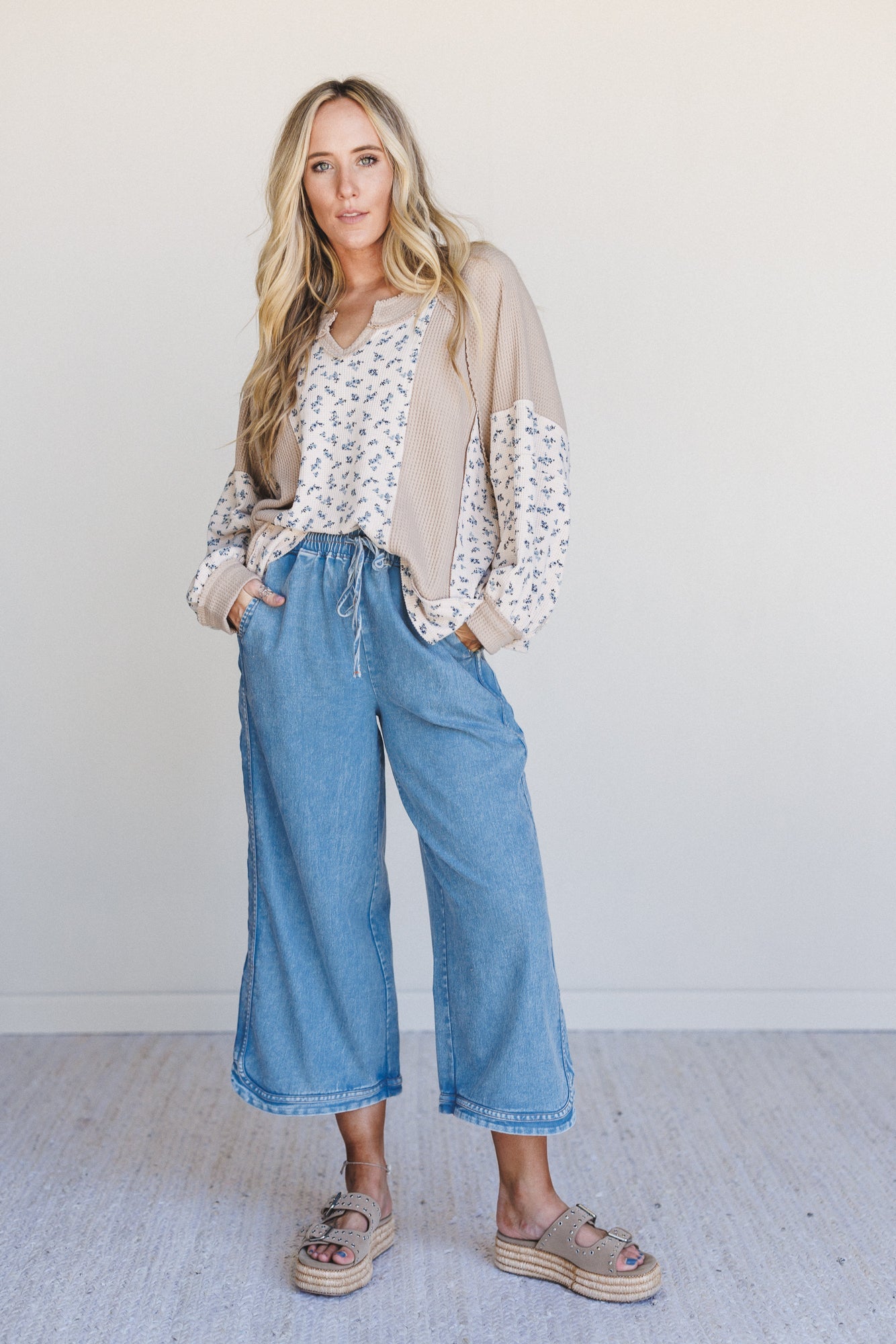 Pick Of The Patch Top - Beige