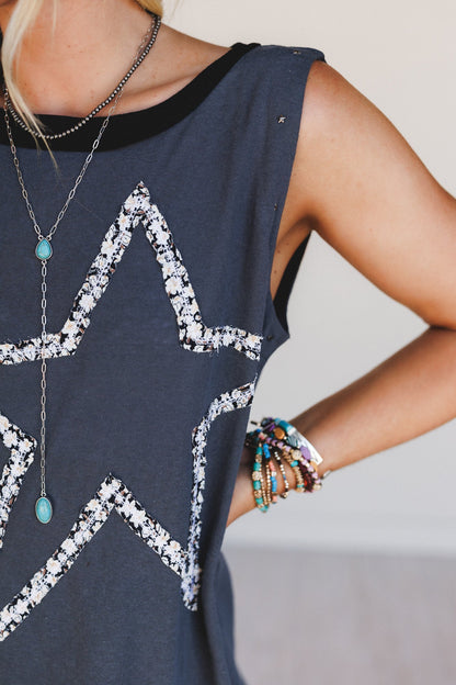 Star Gazer Tunic - Charcoal