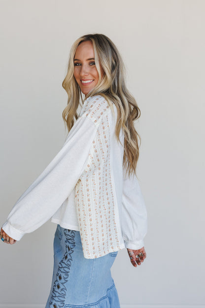 Wildlight Top - Cream