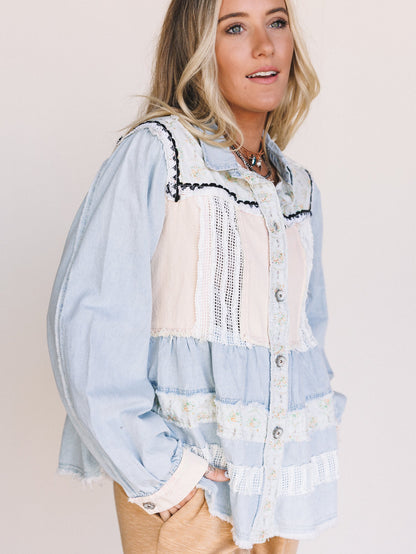 Cool Revival Top - Denim