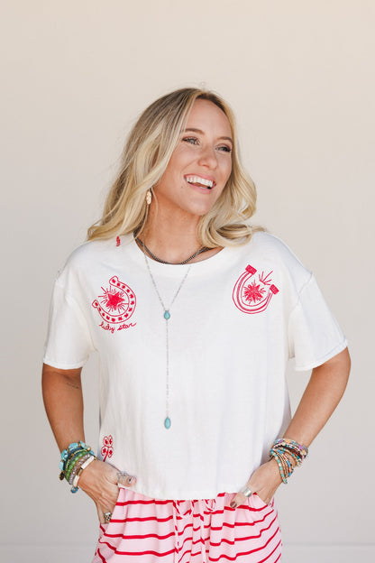 Horseshoe Falls Tee - White