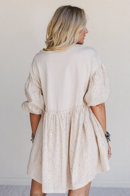 Away We Go Dress - Beige