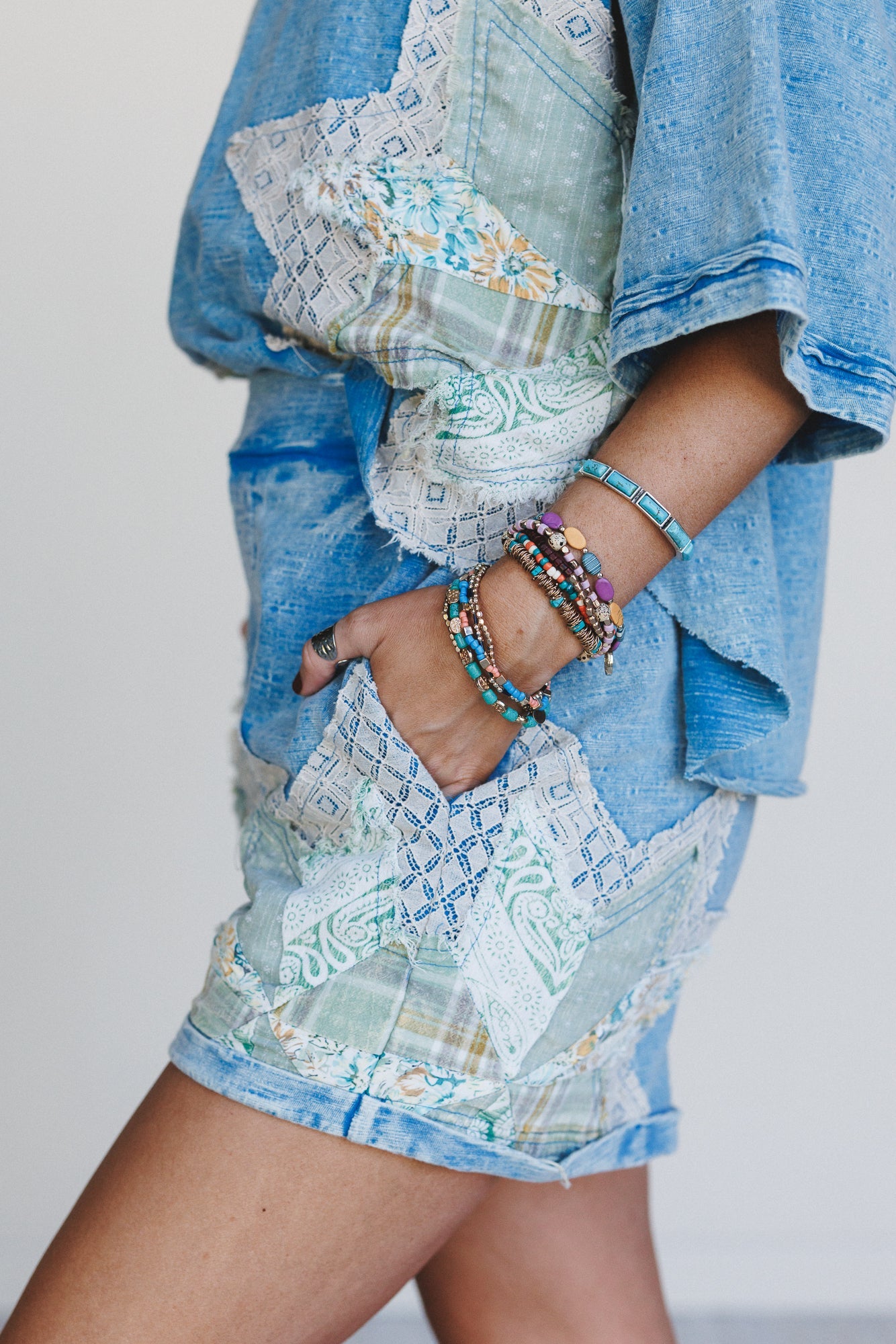 Meadow Mosaic Set - Blue