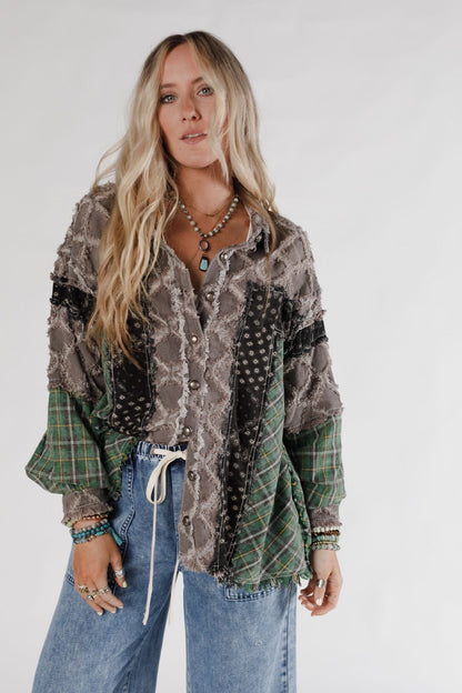 Winslow Textured Shacket - Coco