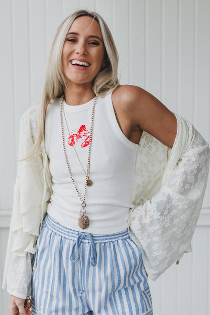 The Nest Wildflower Drift Top - Cream