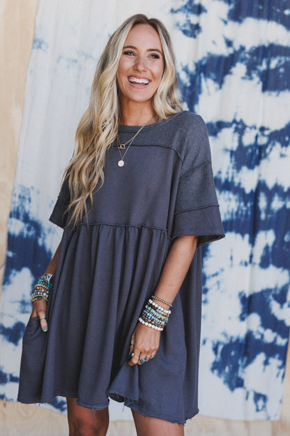 The Nest Moonlit Orchard Tunic - Charcoal