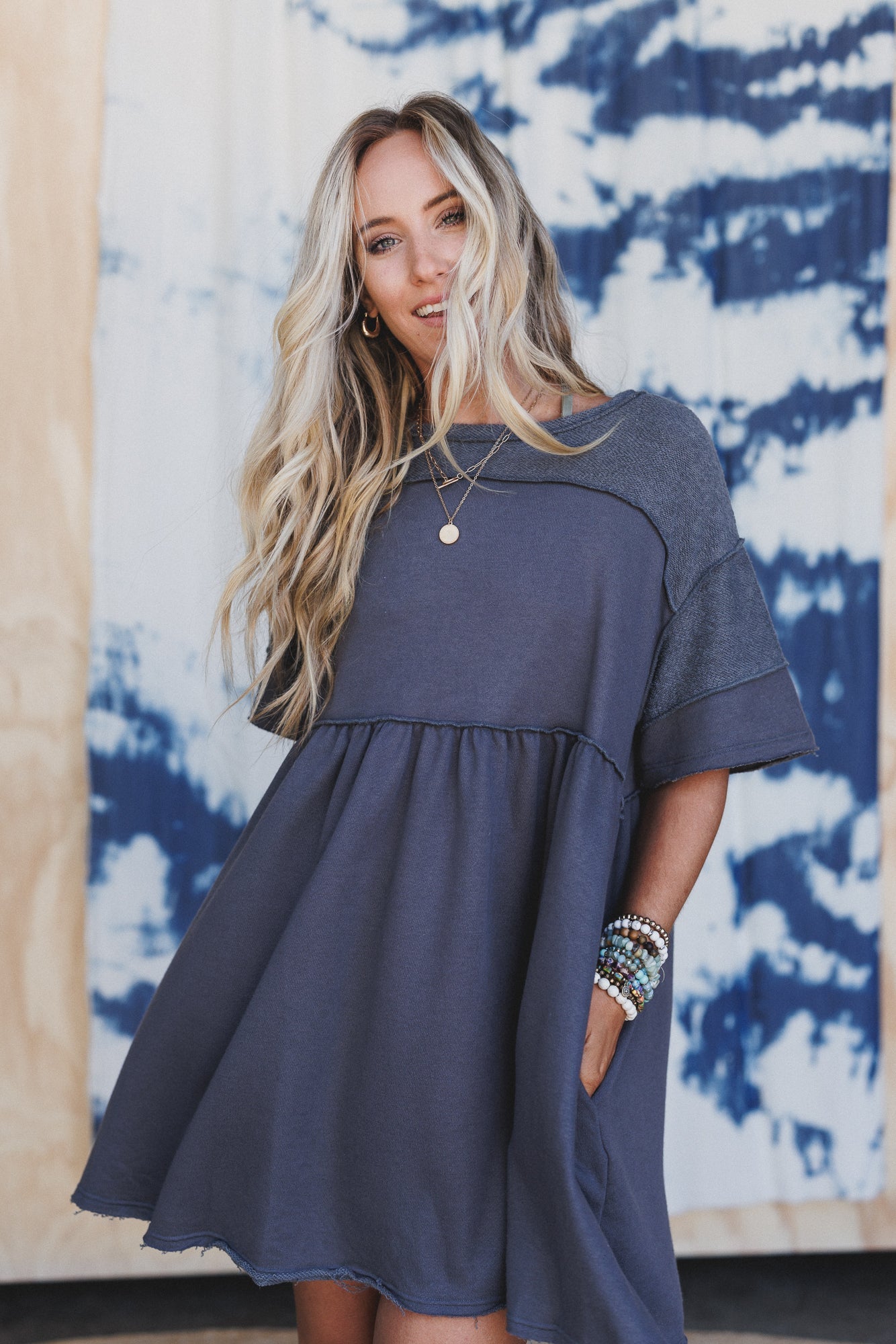 The Nest Moonlit Orchard Tunic - Charcoal