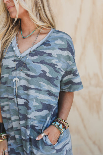 The Nest Hidden Gem Dress - Olive Charcoal