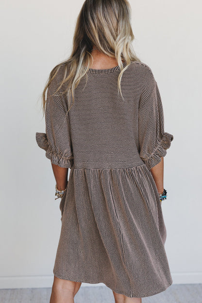 The Nest Open Sky Dress - Camel