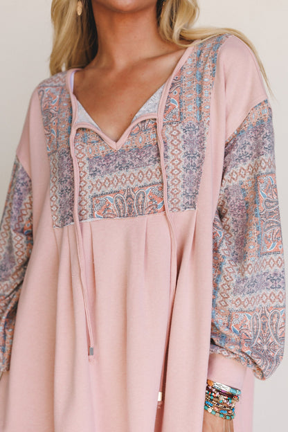 The Nest Sky Light Dress - Rose Multi