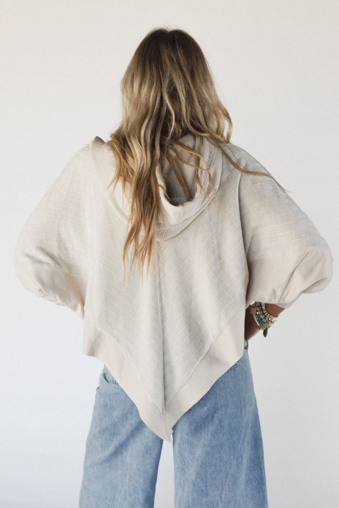 High Point Hoodie Top - Beige