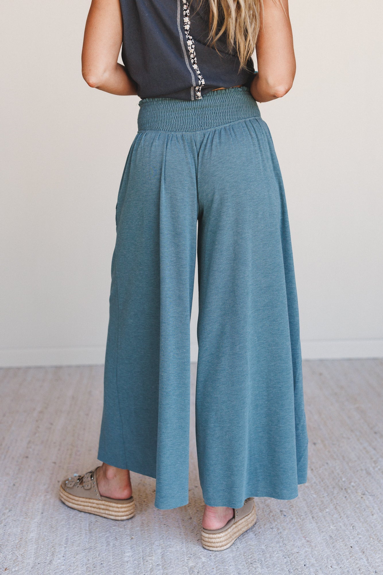 The Nest My Time Pants - Heather Green