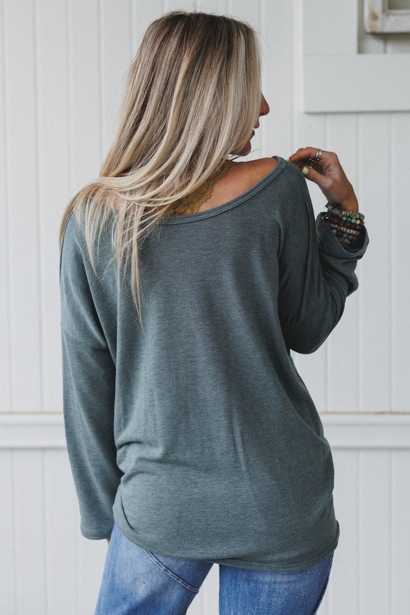 The Nest Twisted Harmony Top - Olive