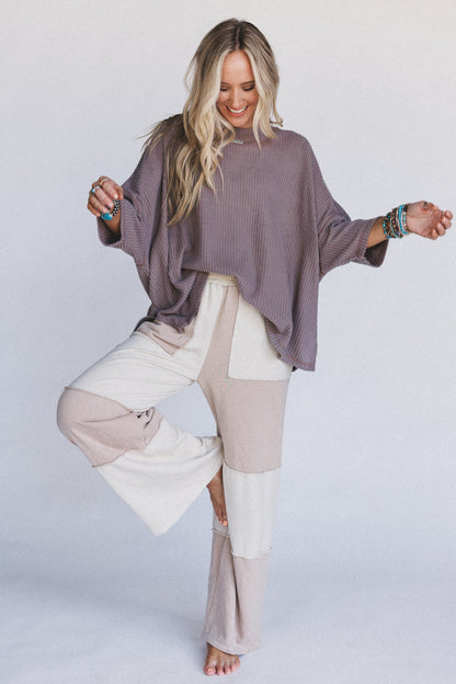 The Nest Airis Long Sleeve Top - Mocha