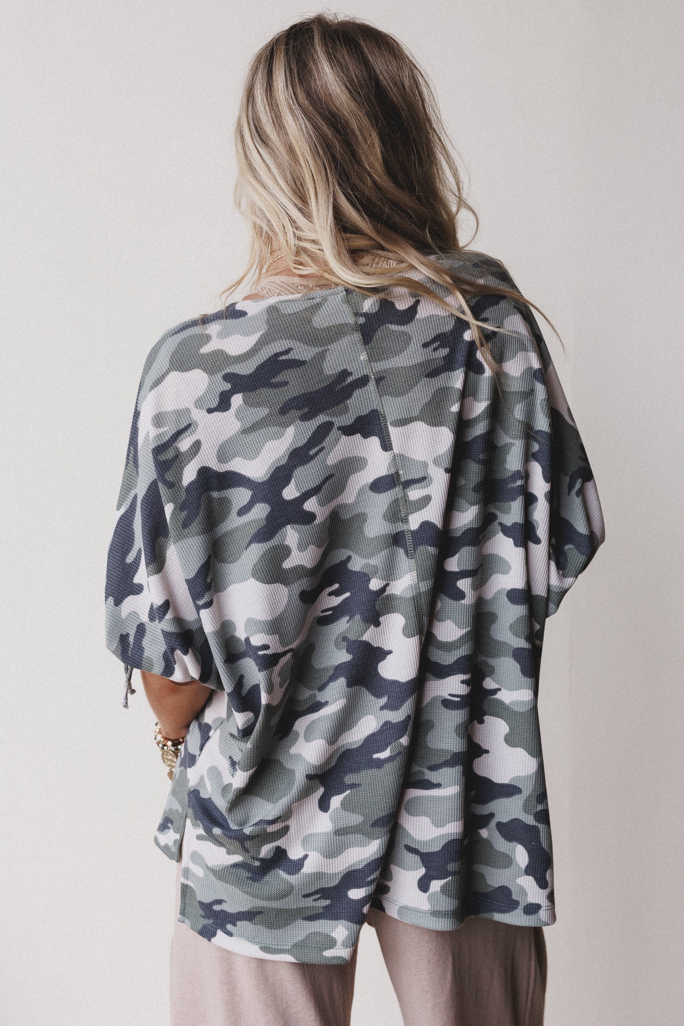 The Nest Little Lark Camo Top - Black Camo