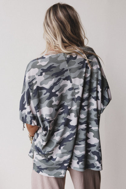 The Nest Little Lark Camo Top - Black Camo