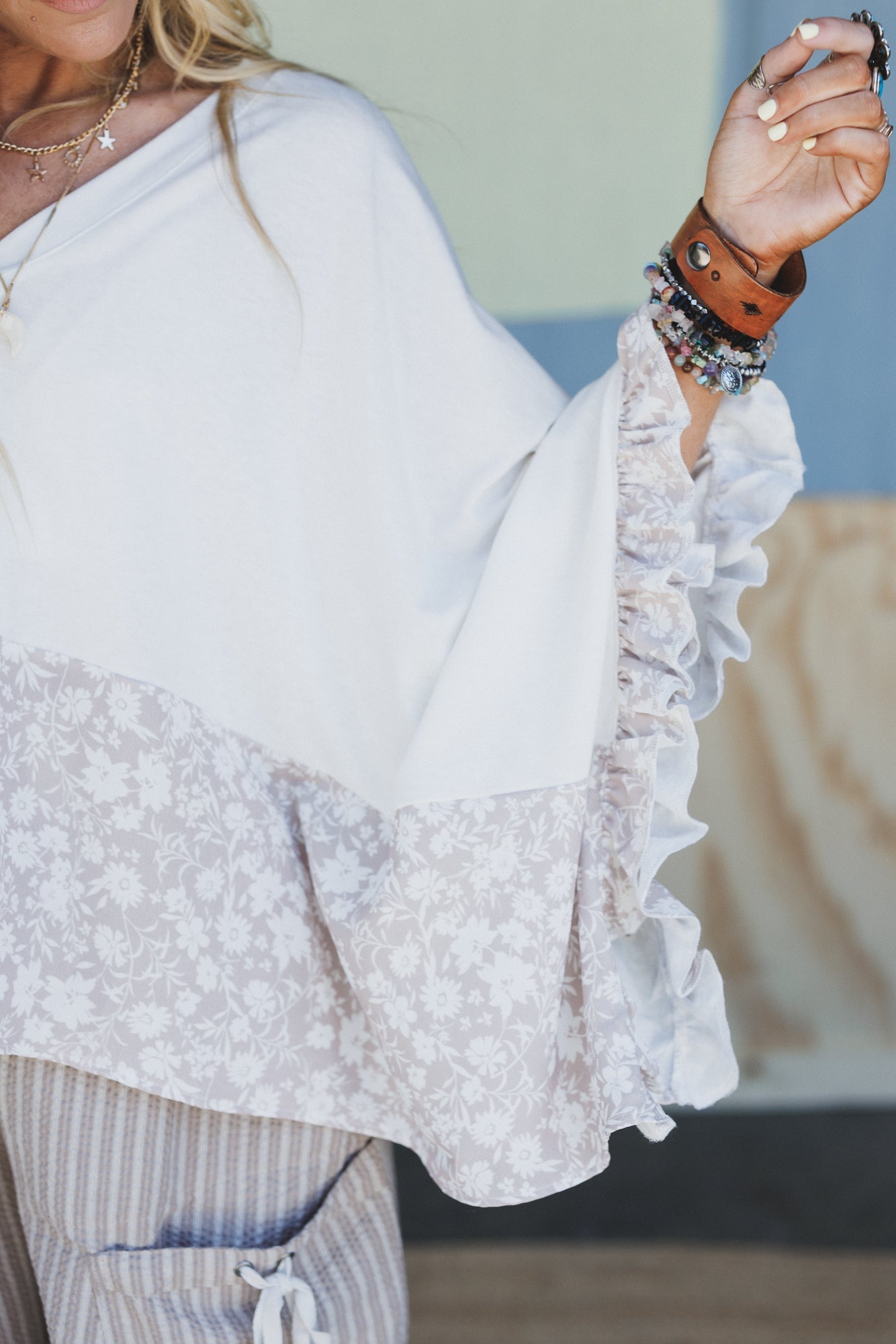 The Nest Soft Ambition Top - Taupe