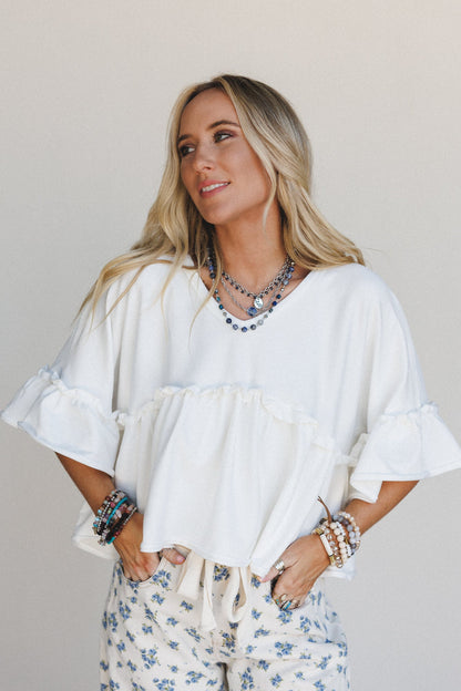 The Nest Timeless Way Top - Off White