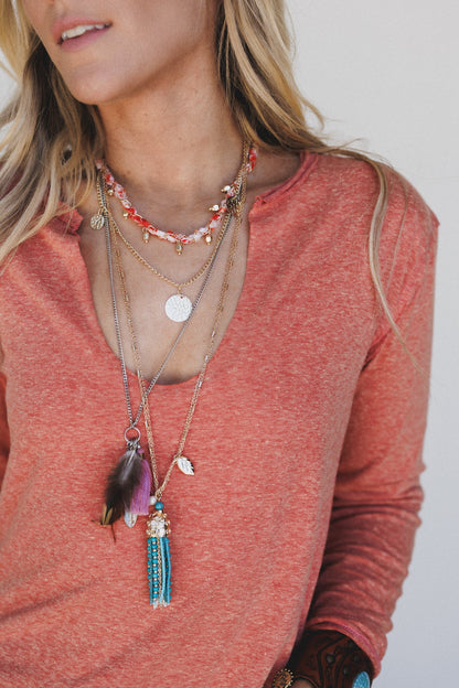 The Nest Love Bound Top - Rust