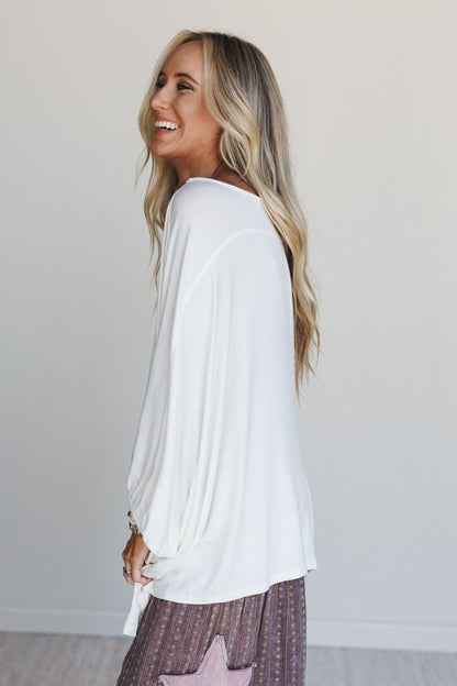 The Nest Ever Easy Top - Off White