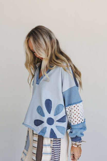 Petal Wish Top - Blue