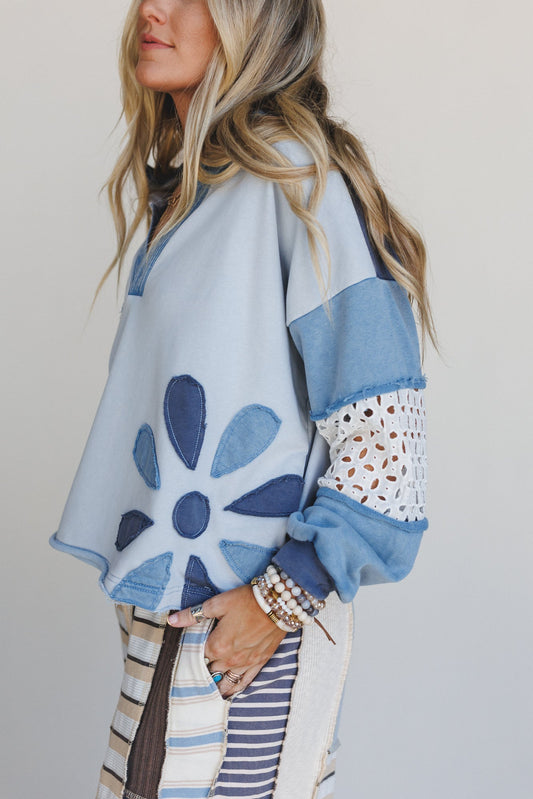 Petal Wish Top - Blue