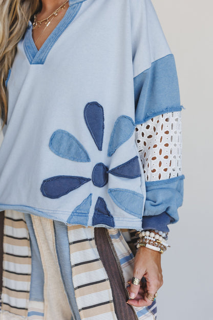 Petal Wish Top - Blue