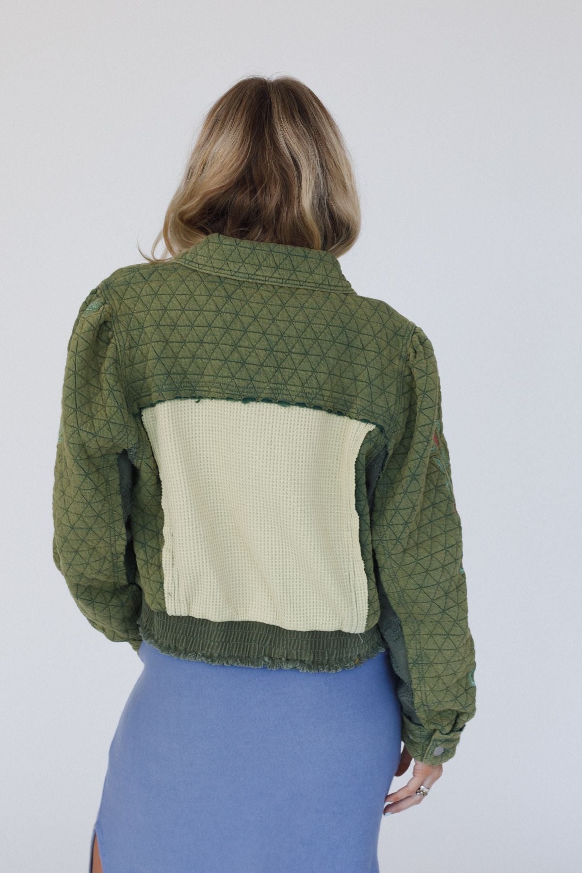 On The Vine Quilted Jacket - Green